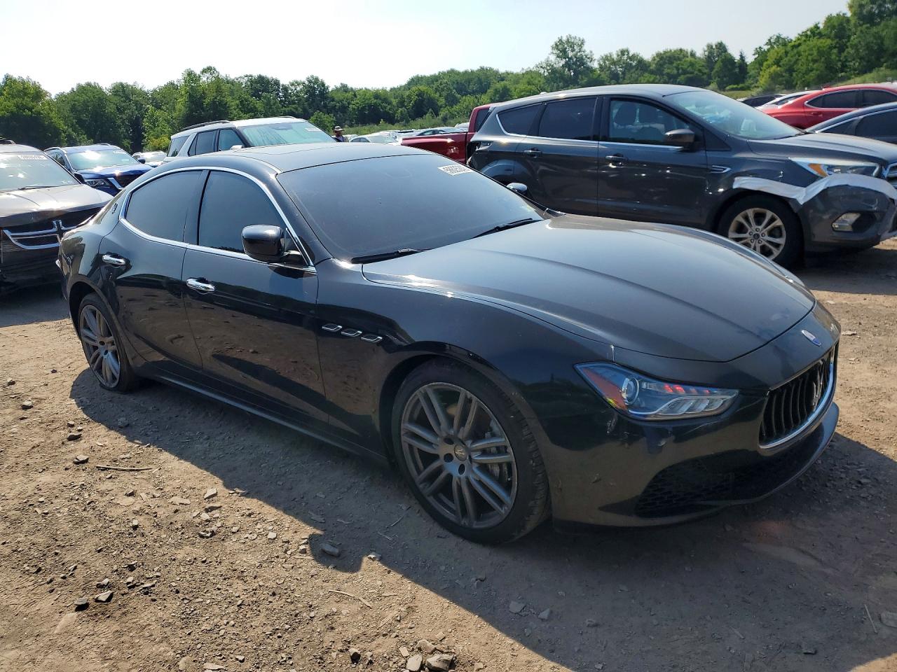 2014 Maserati Ghibli Black vin: ZAM57XSA1E1123254