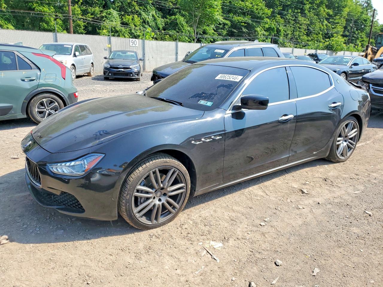 2014 Maserati Ghibli Black vin: ZAM57XSA1E1123254