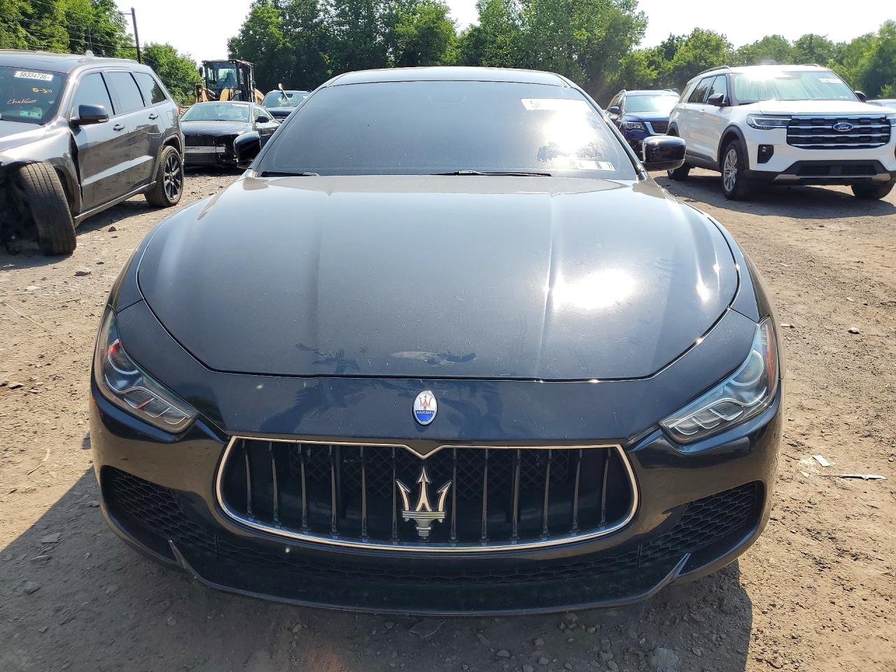 2014 Maserati Ghibli Black vin: ZAM57XSA1E1123254