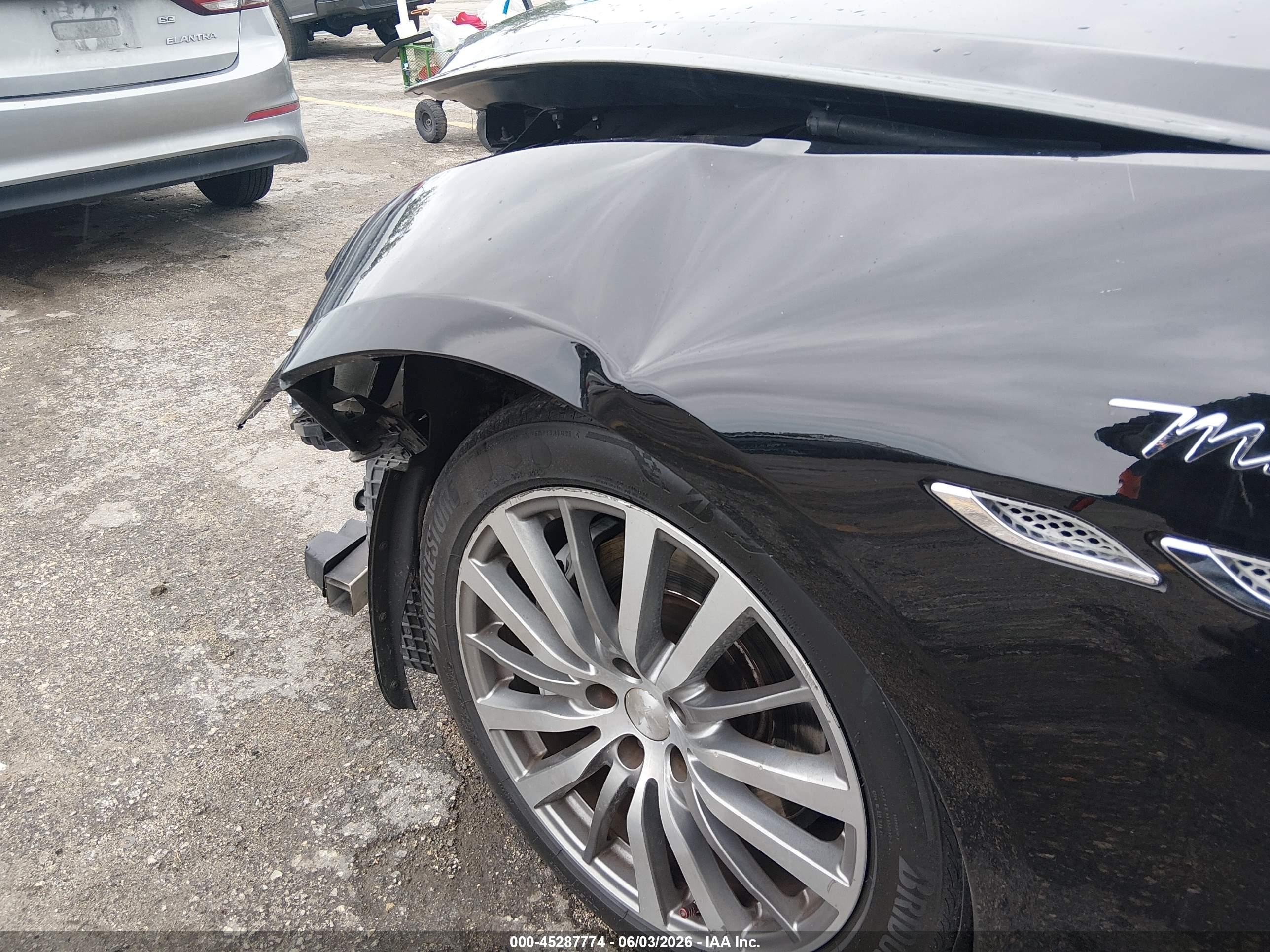 2016 Maserati Ghibli   Black vin: ZAM57XSA1G1173879