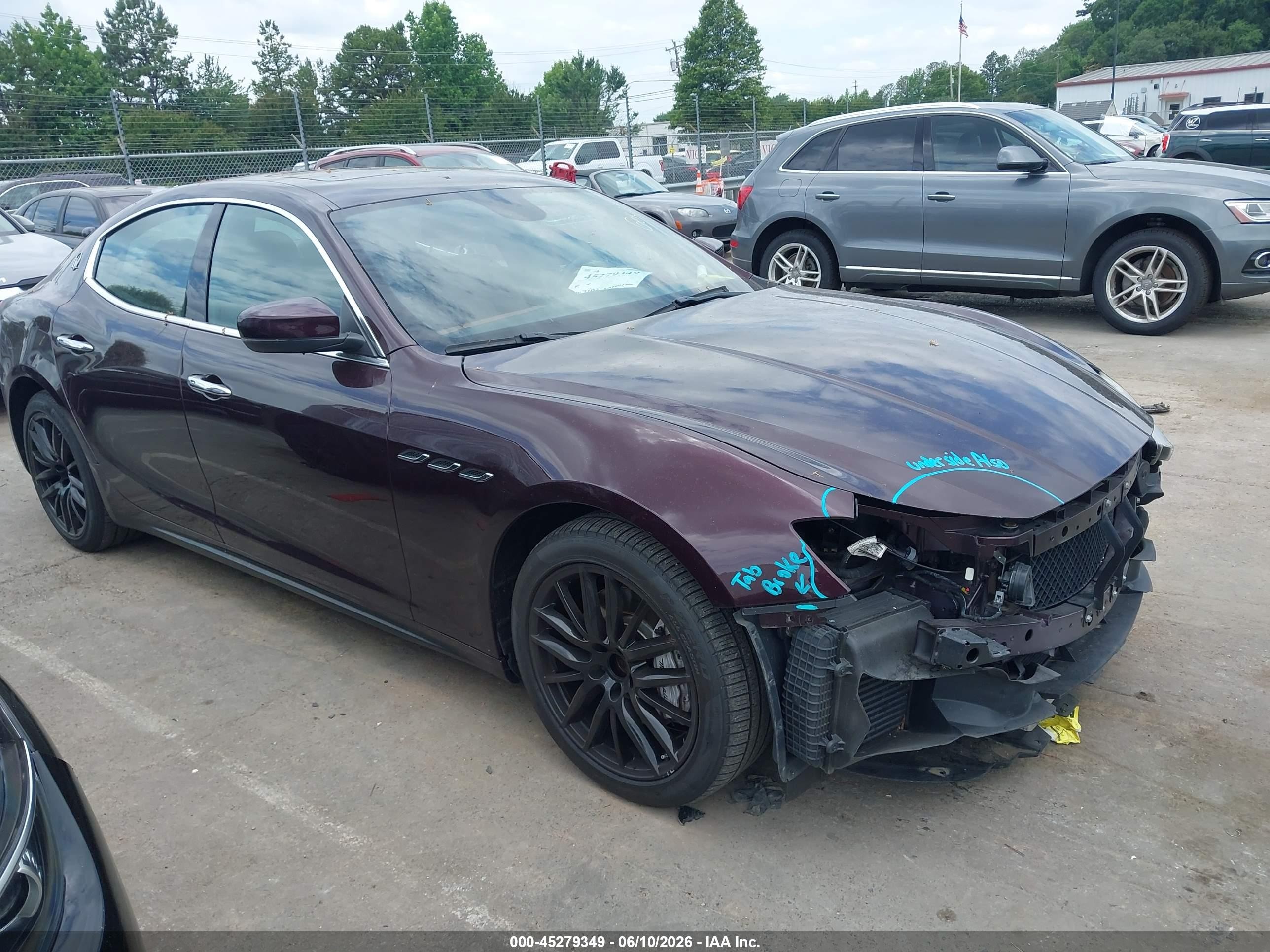 2019 Maserati Ghibli   Black vin: ZAM57XSA1K1317181