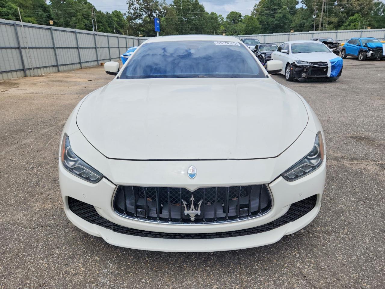 2015 Maserati Ghibli White vin: ZAM57XSA3F1134841