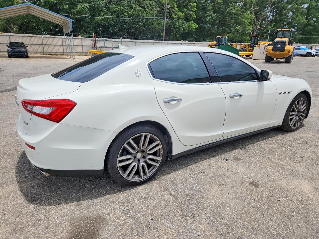 2015 Maserati Ghibli White vin: ZAM57XSA3F1134841