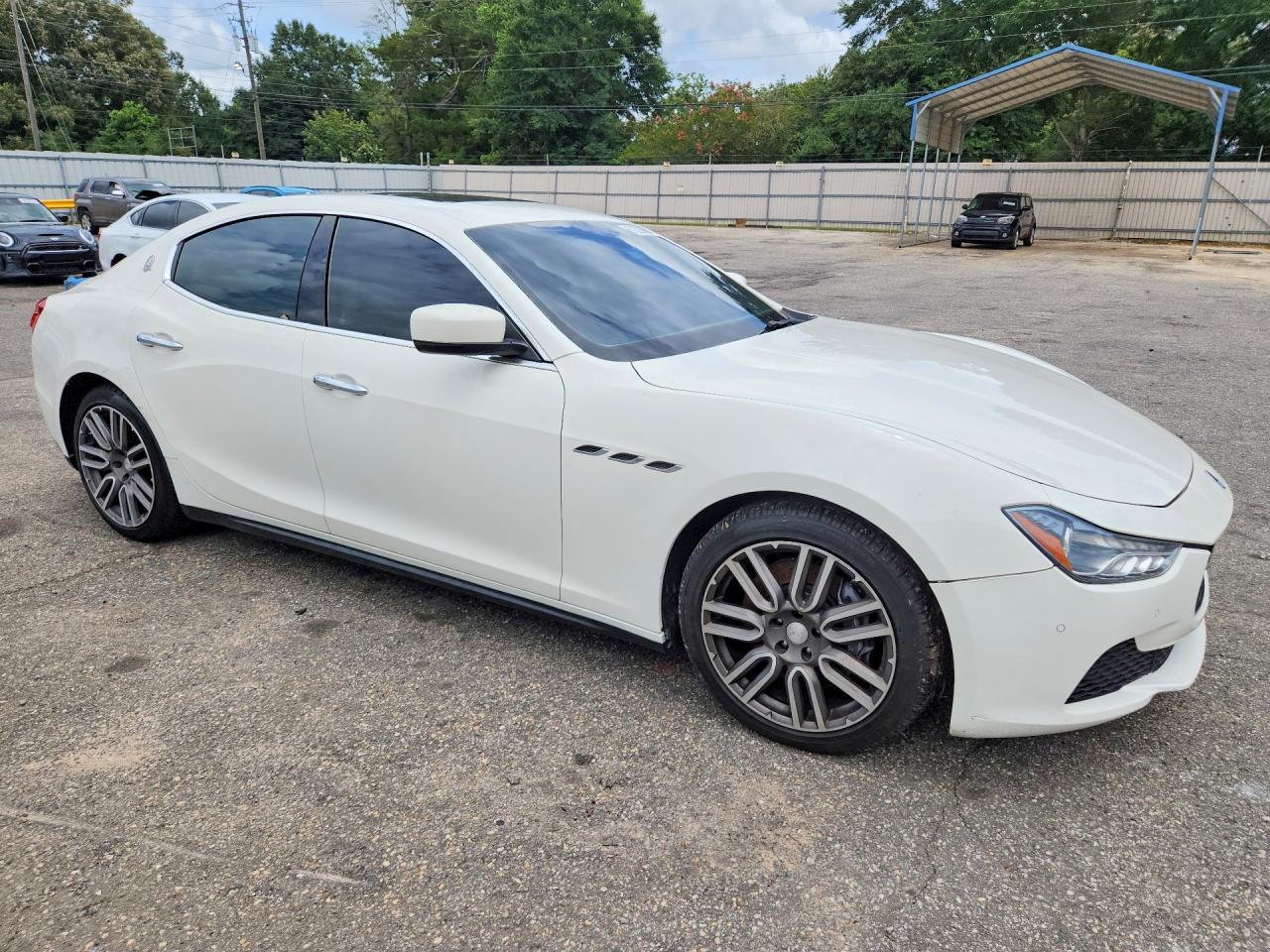 2015 Maserati Ghibli White vin: ZAM57XSA3F1134841