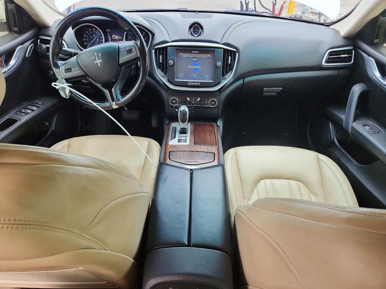 2015 Maserati Ghibli White vin: ZAM57XSA3F1134841