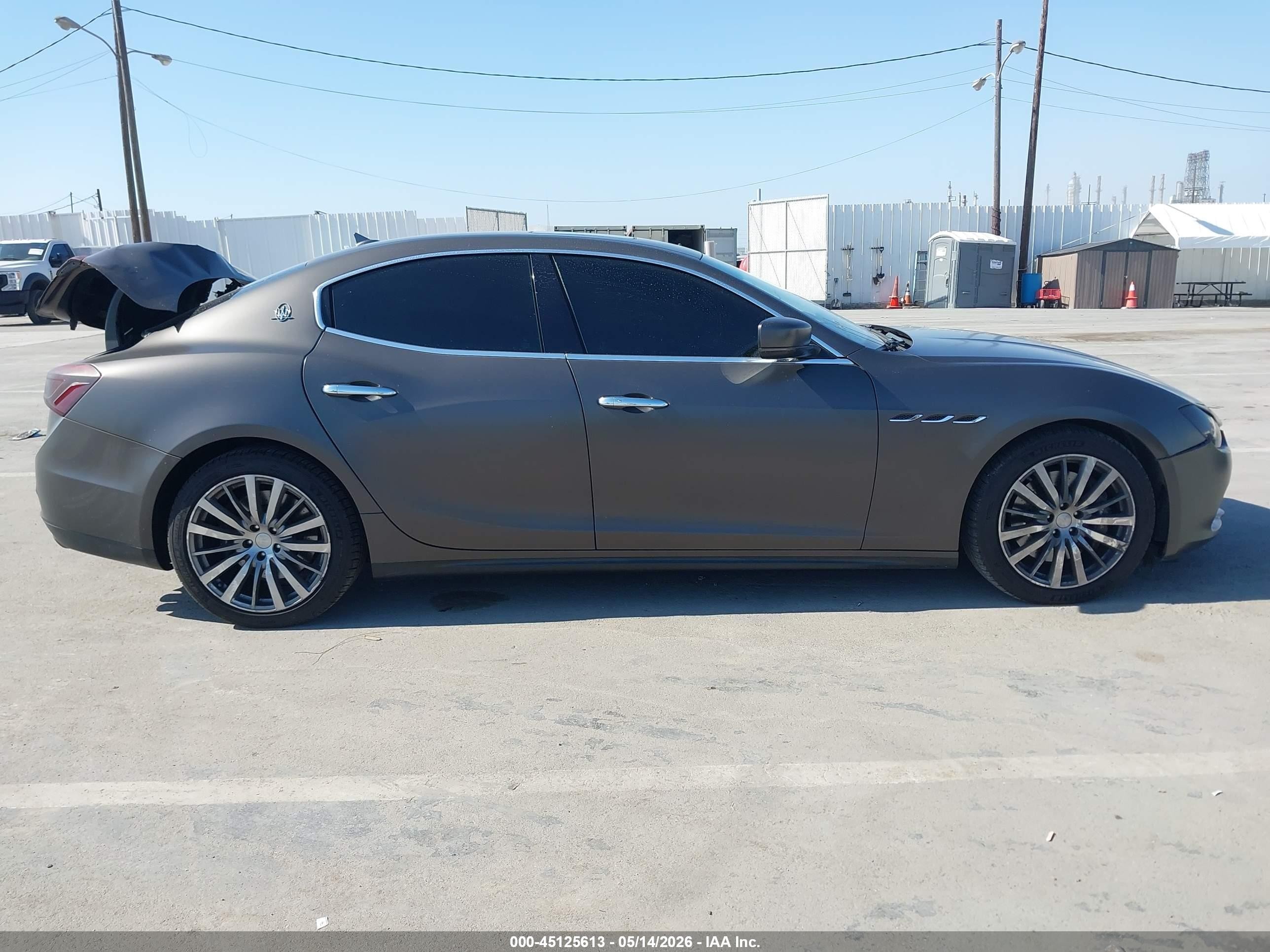 2015 Maserati Ghibli   Gray vin: ZAM57XSA3F1152630