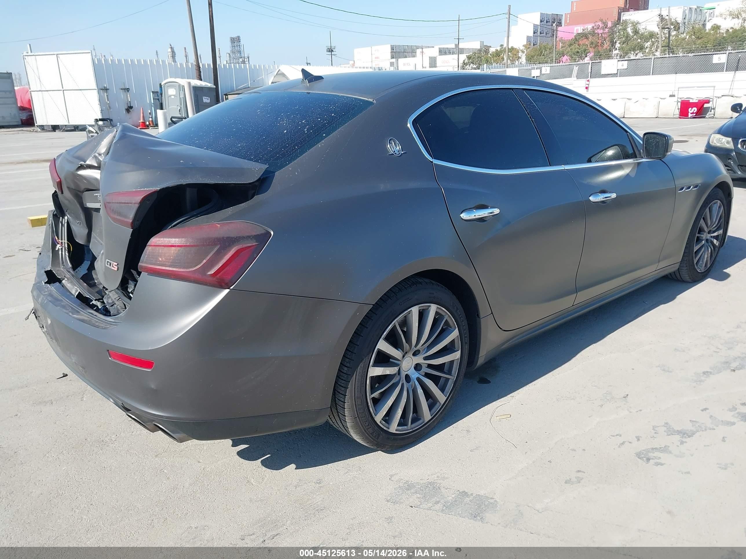 2015 Maserati Ghibli   Gray vin: ZAM57XSA3F1152630