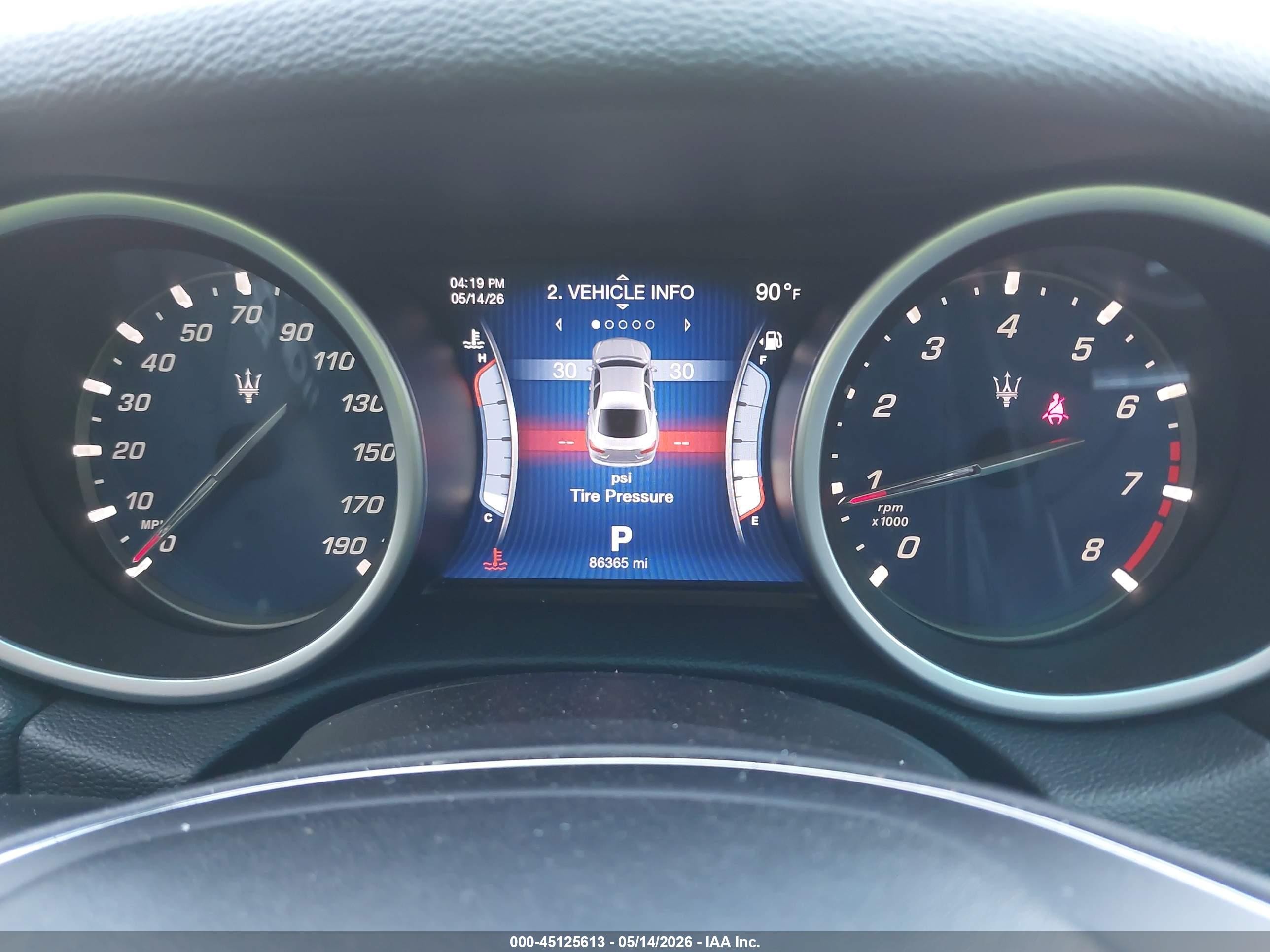 2015 Maserati Ghibli   Gray vin: ZAM57XSA3F1152630