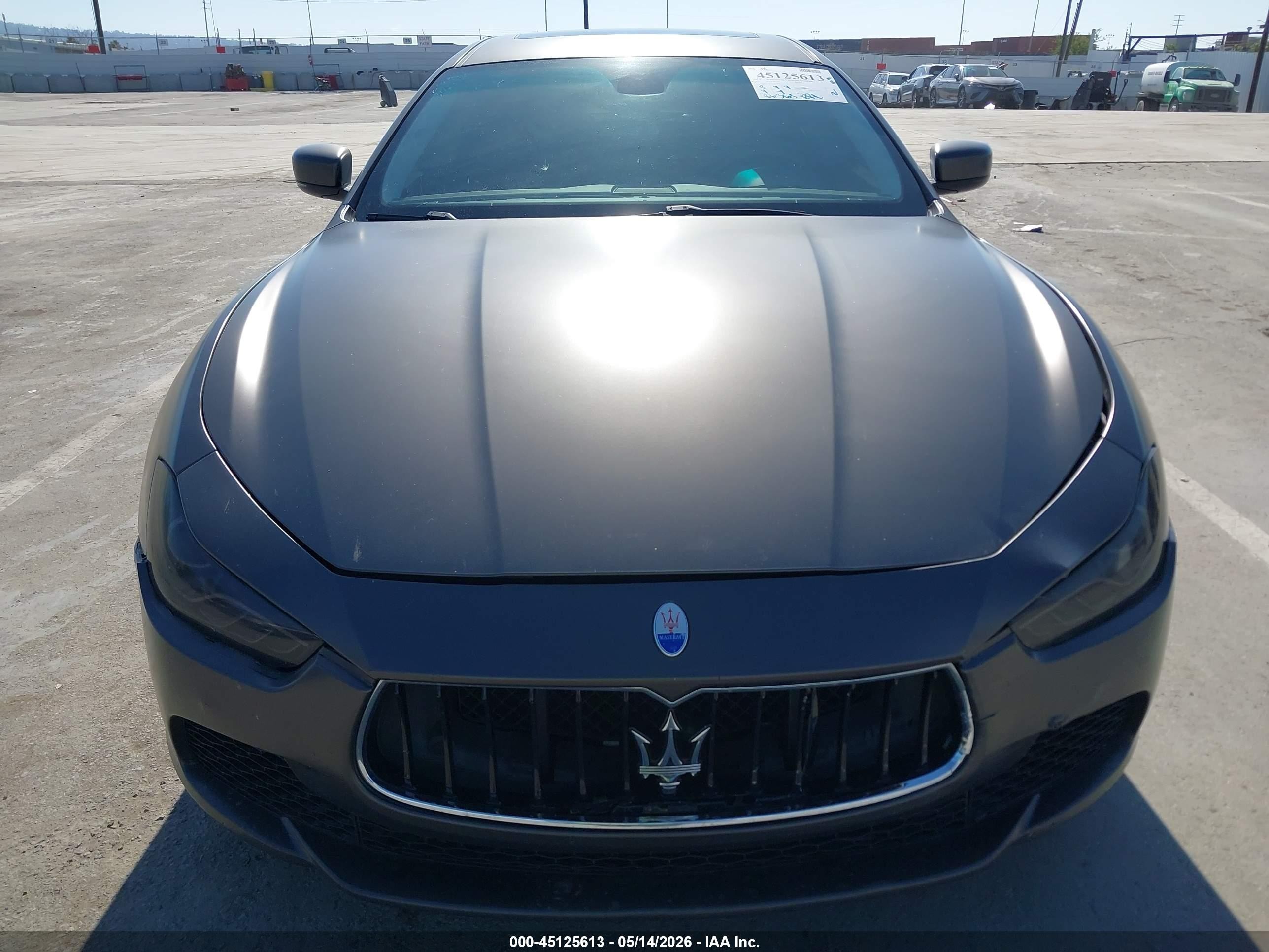 2015 Maserati Ghibli   Gray vin: ZAM57XSA3F1152630
