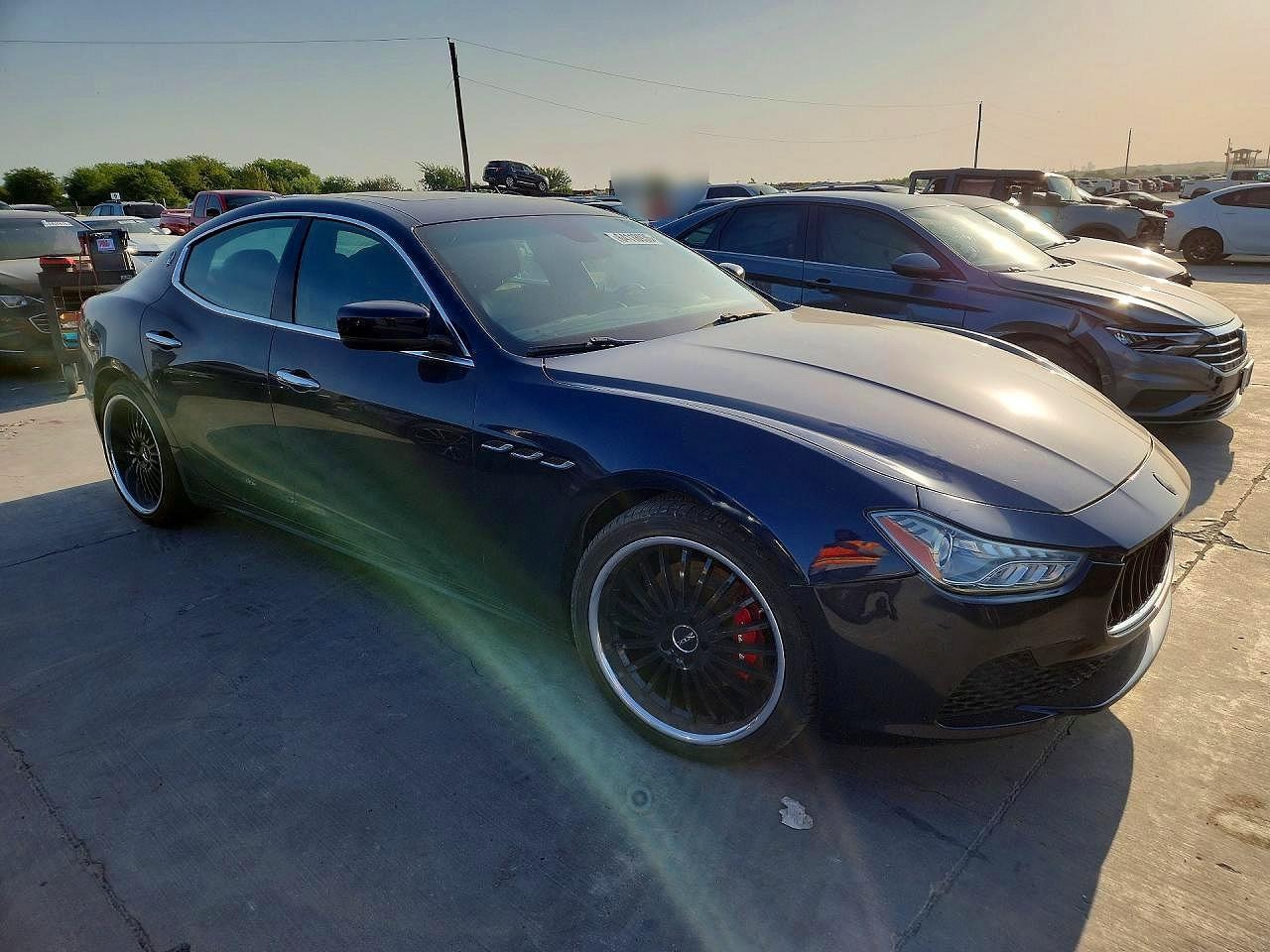 2016 Maserati Ghibli Blue vin: ZAM57XSA3G1173785