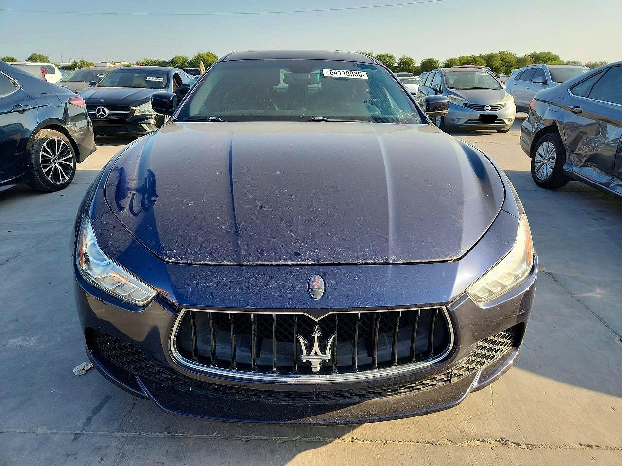 2016 Maserati Ghibli Blue vin: ZAM57XSA3G1173785