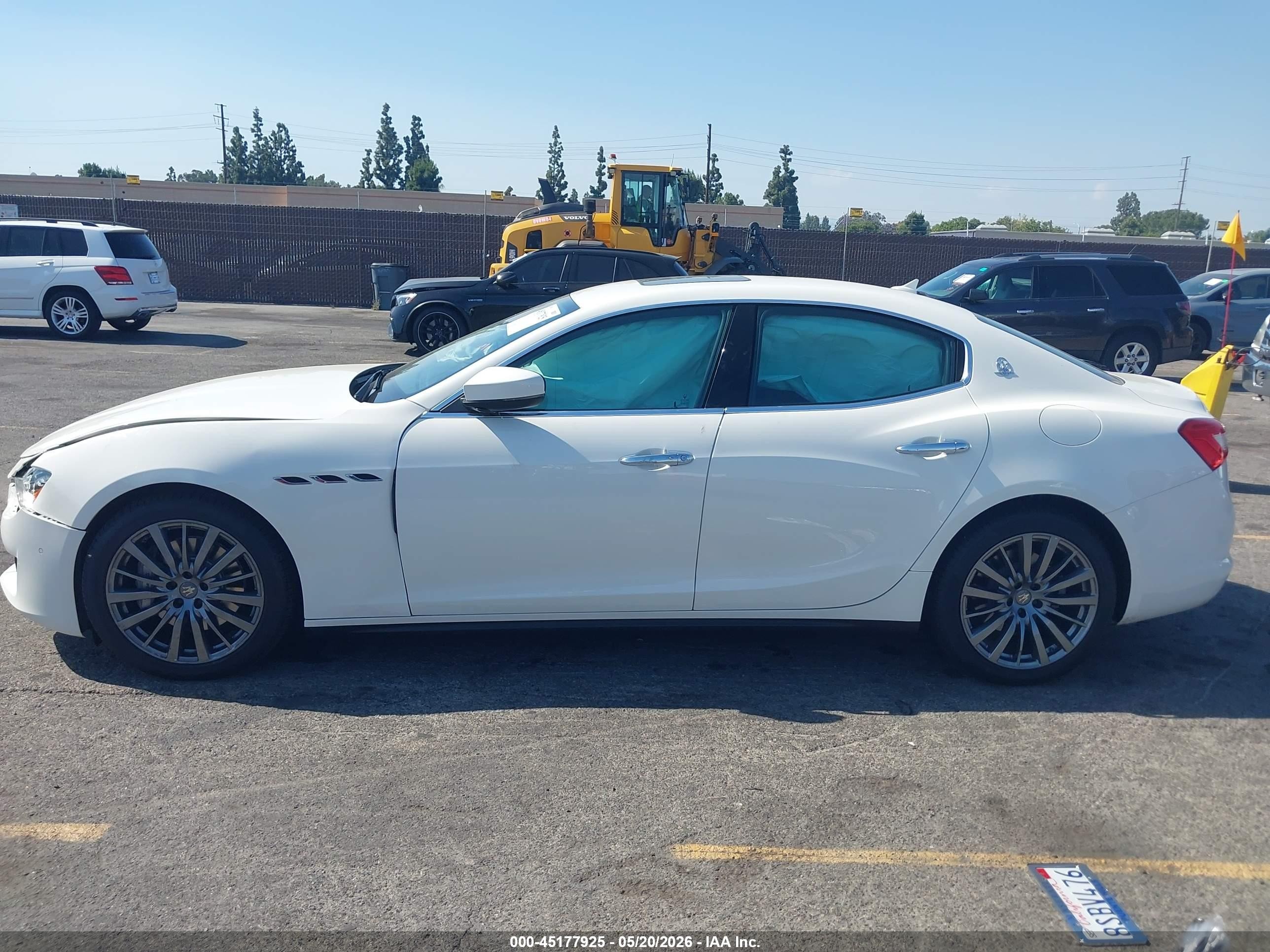 2020 Maserati Ghibli White vin: ZAM57XSA3L1349826