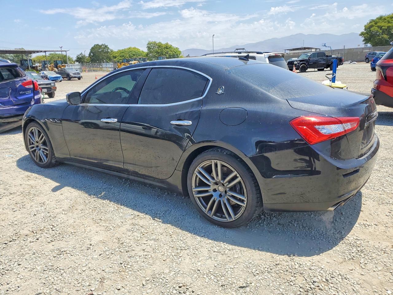 2015 Maserati Ghibli Black vin: ZAM57XSA4F1141426