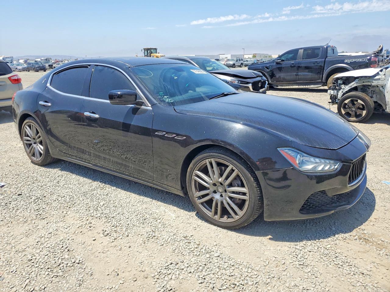 2015 Maserati Ghibli Black vin: ZAM57XSA4F1141426