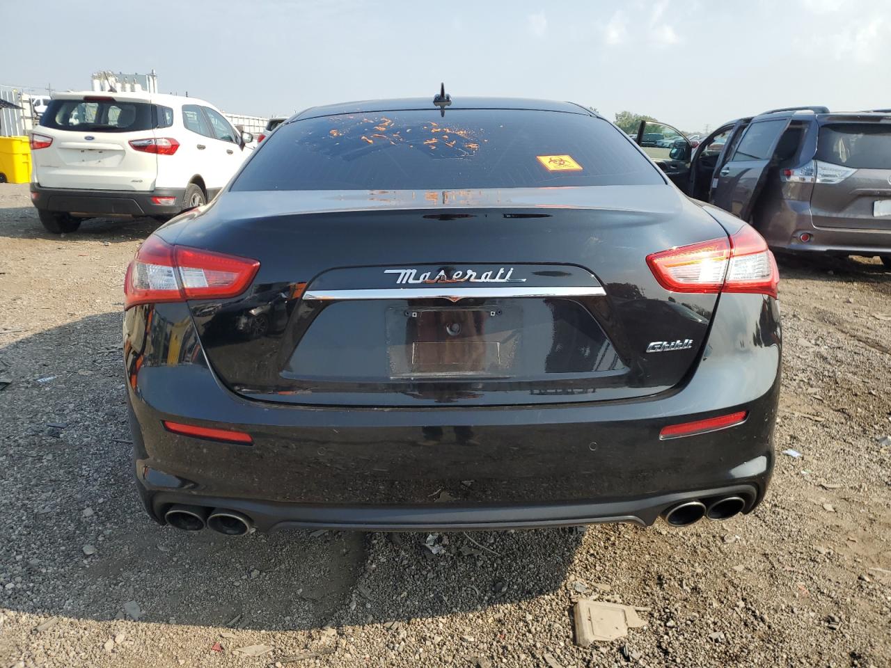 2018 Maserati Ghibli Черный vin: ZAM57XSA5J1293224