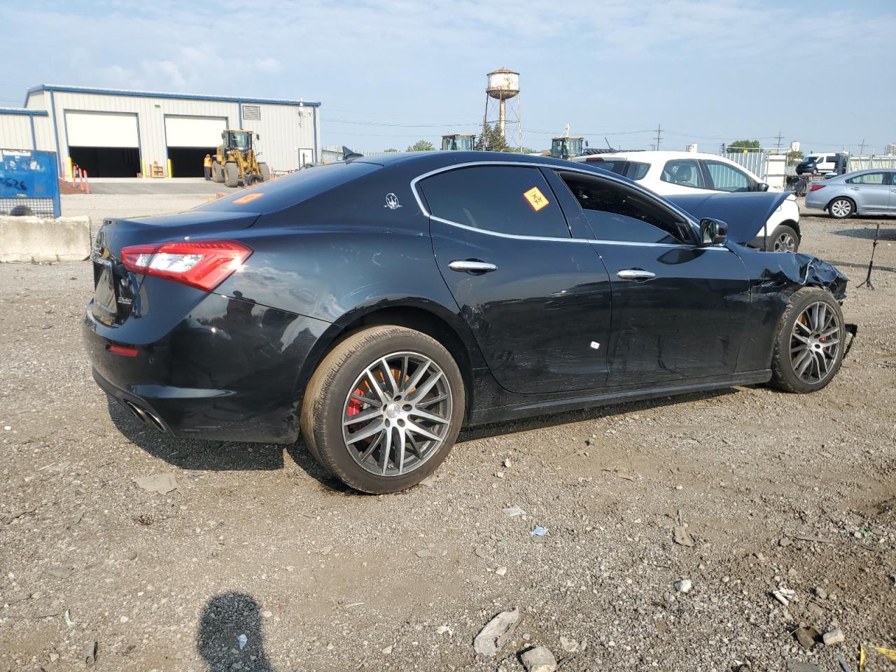 2018 Maserati Ghibli Черный vin: ZAM57XSA5J1293224
