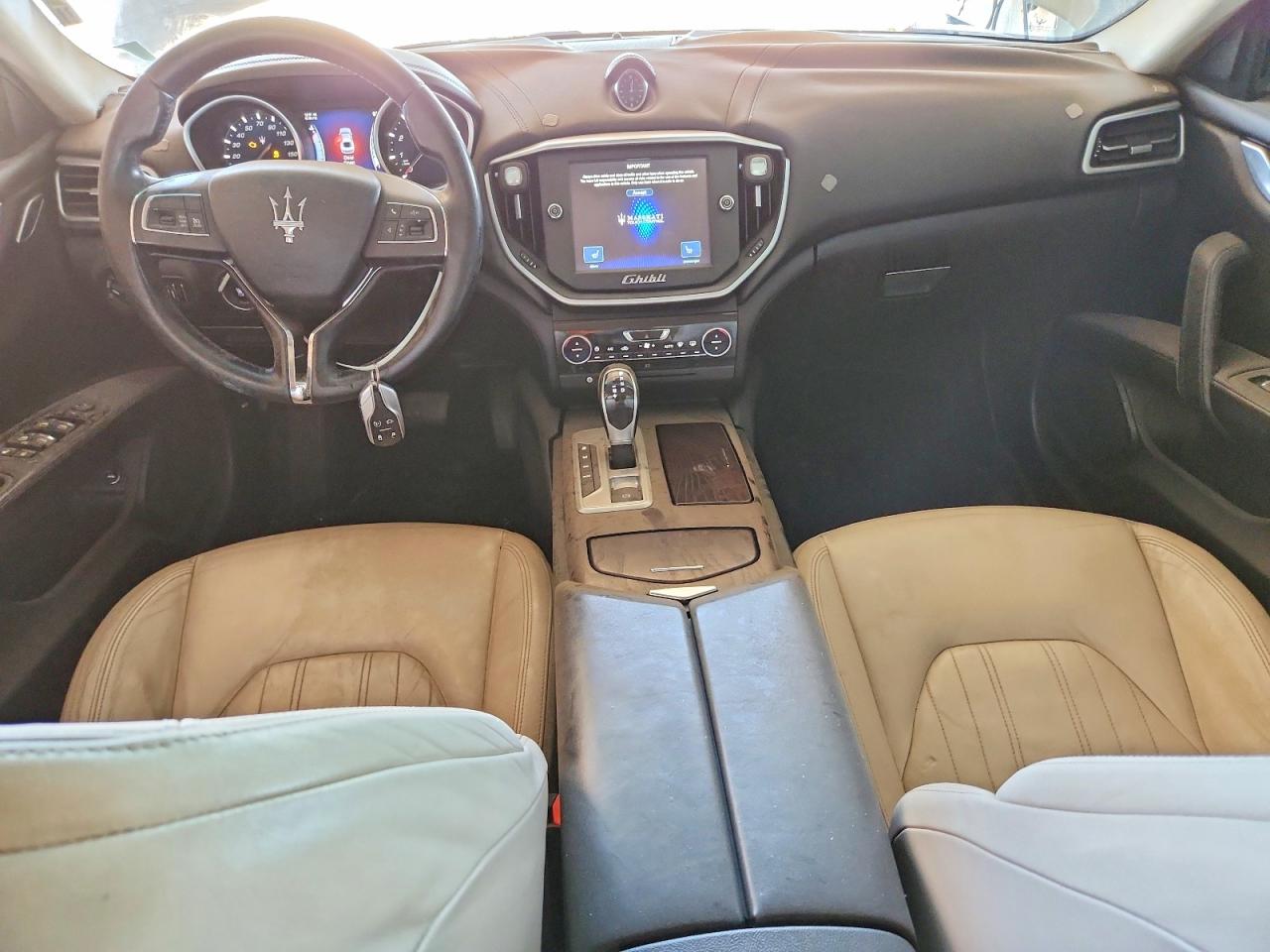 2015 Maserati Ghibli White vin: ZAM57XSA7F1130498
