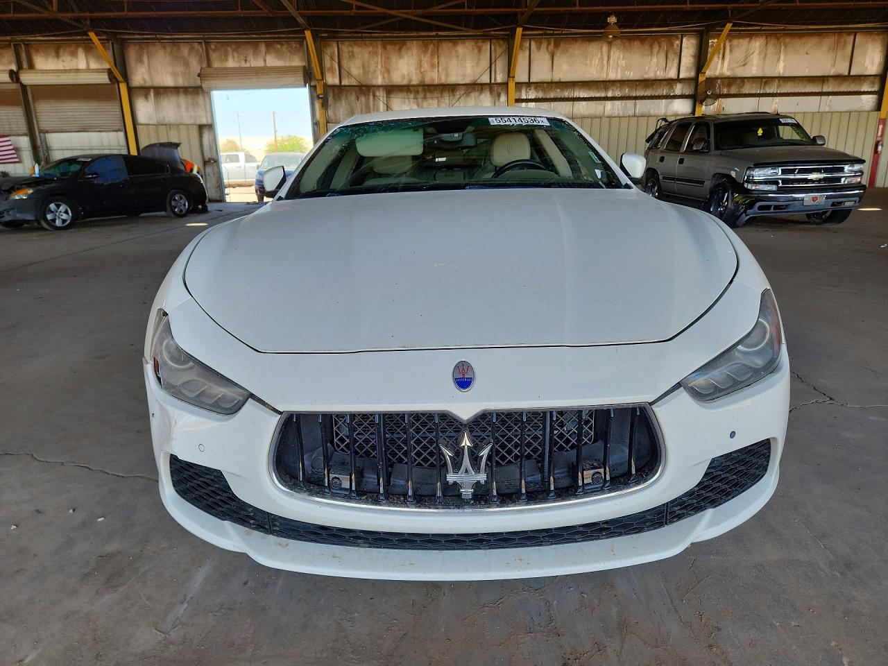 2015 Maserati Ghibli White vin: ZAM57XSA7F1130498
