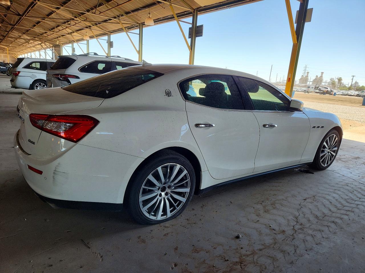 2015 Maserati Ghibli White vin: ZAM57XSA7F1130498