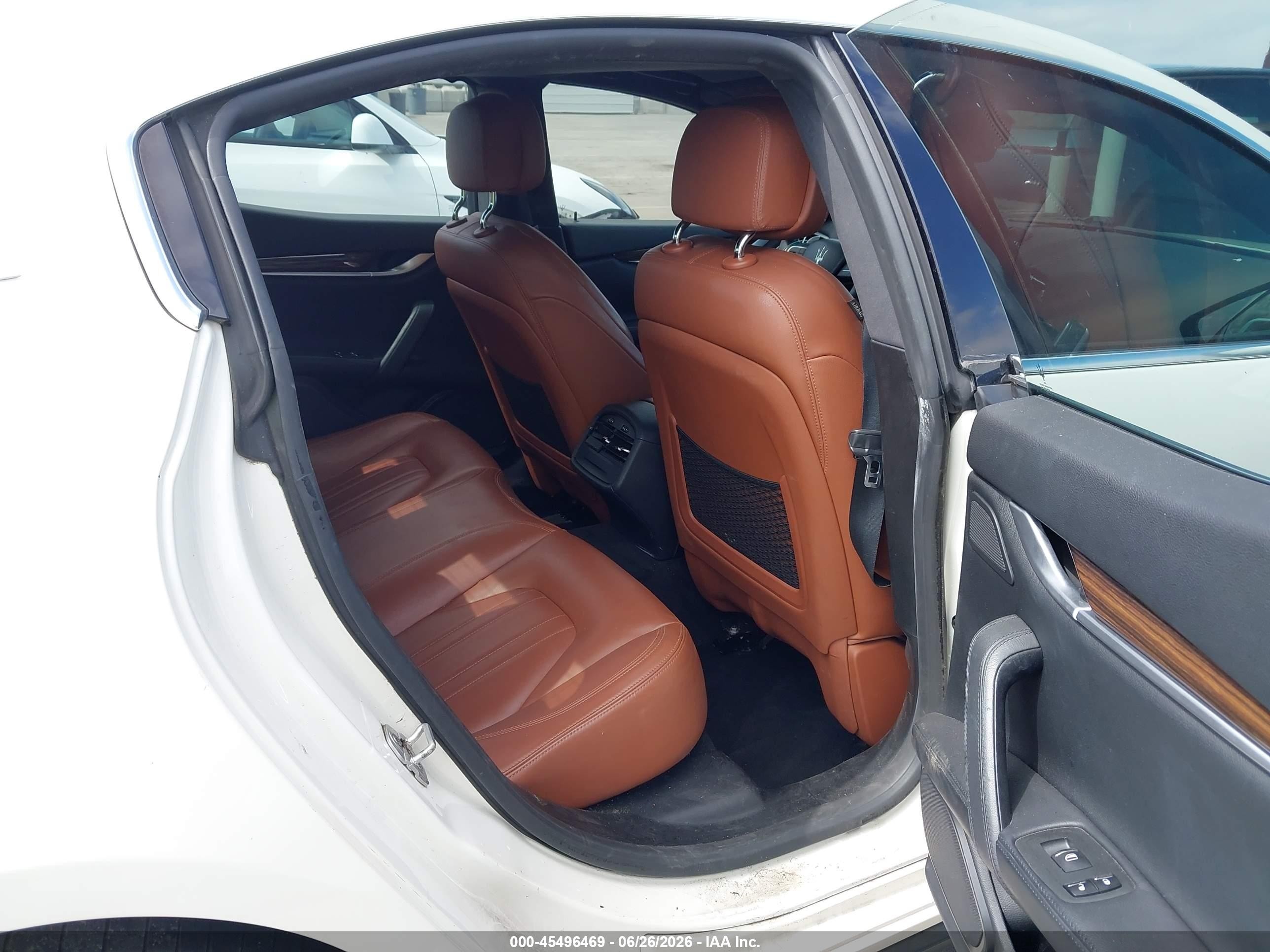 2015 Maserati Ghibli   White vin: ZAM57XSA9F1149313