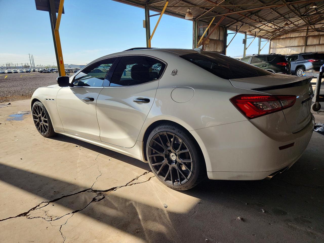 2015 Maserati Ghibli White vin: ZAM57XSA9F1159209