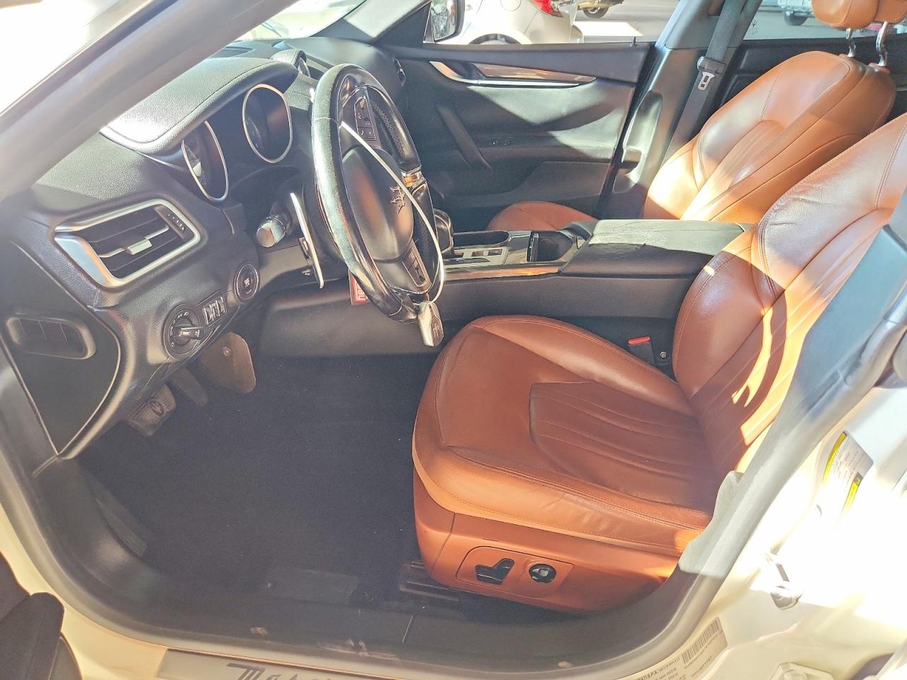 2015 Maserati Ghibli White vin: ZAM57XSA9F1159209