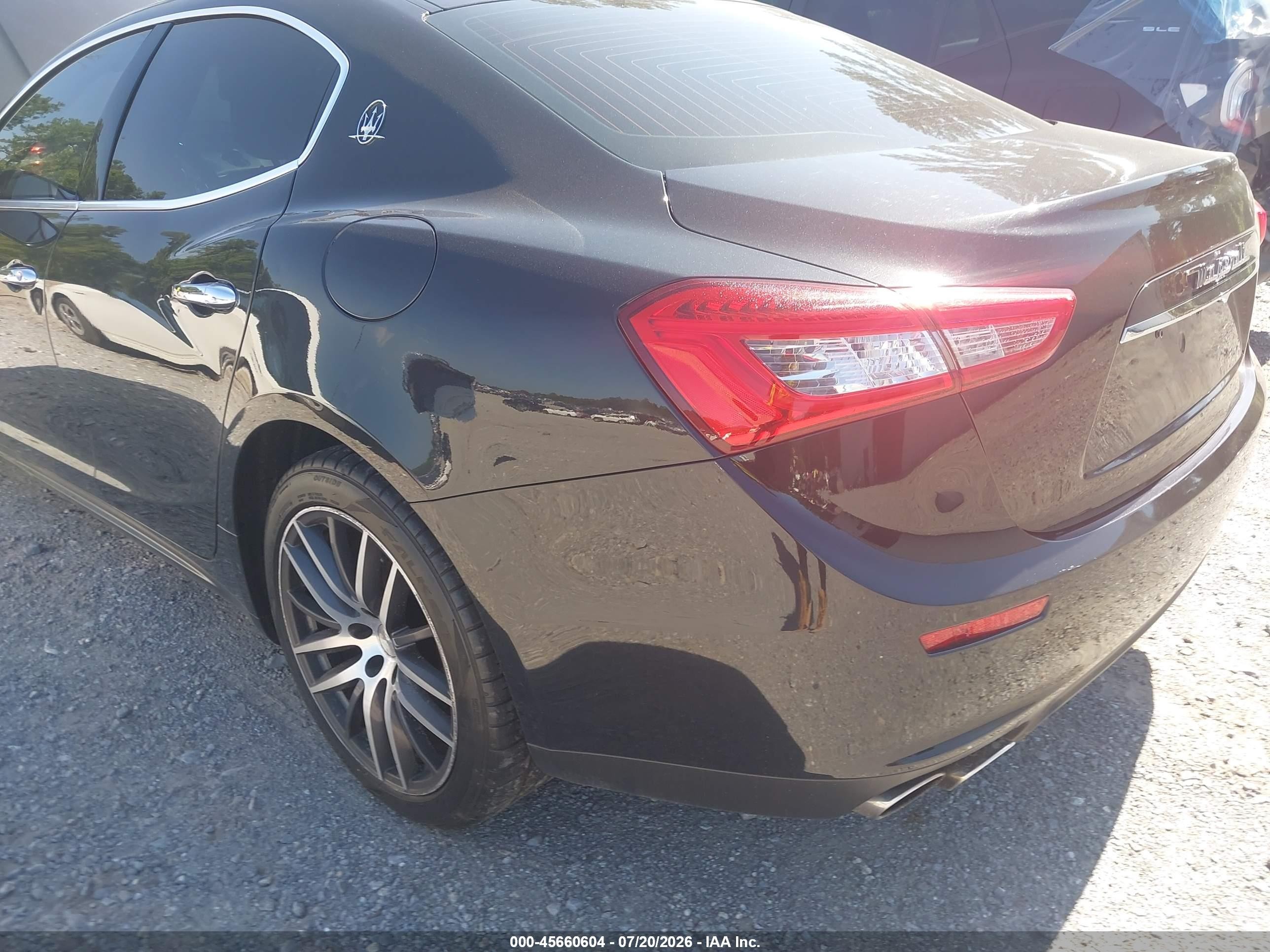 2014 Maserati Ghibli Черный vin: ZAM57XSAXE1085538