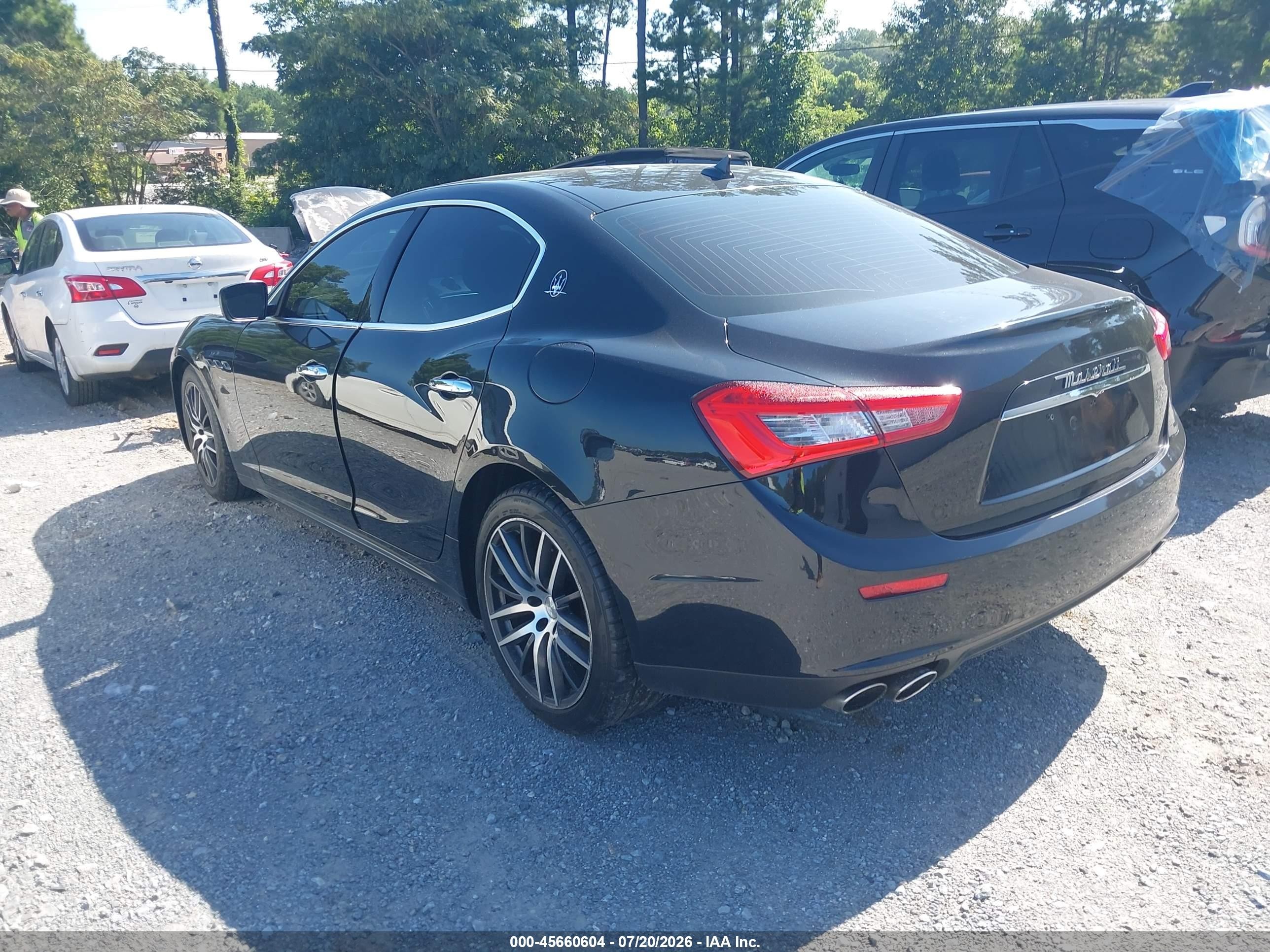 2014 Maserati Ghibli Черный vin: ZAM57XSAXE1085538