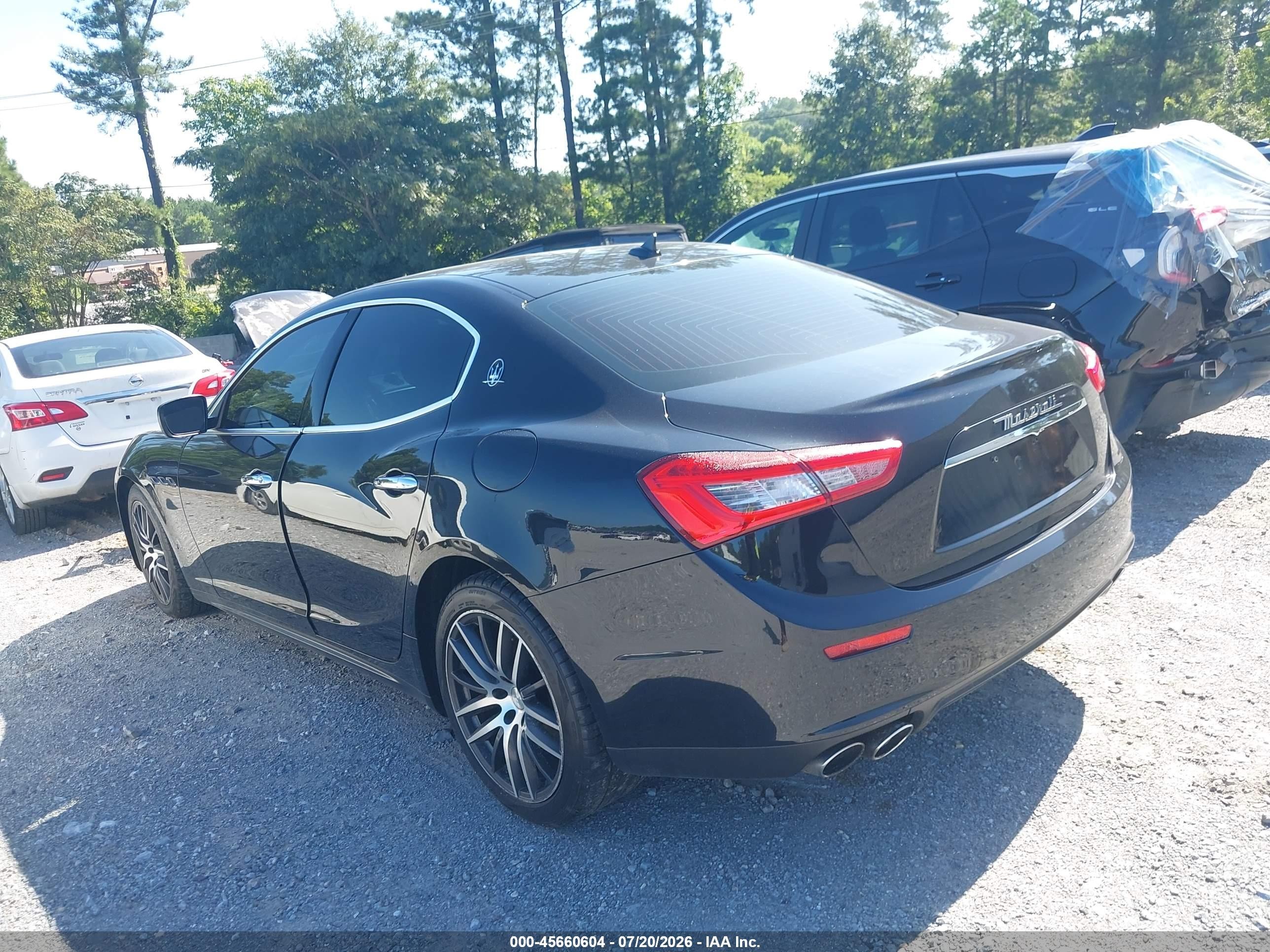 2014 Maserati Ghibli Черный vin: ZAM57XSAXE1085538
