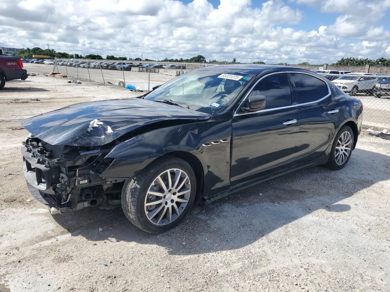 2014 Maserati Ghibli Black vin: ZAM57XSAXE1128131