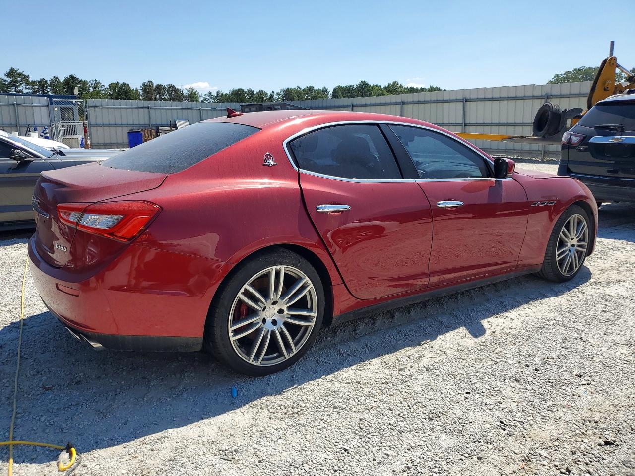 2015 Maserati Ghibli Burgundy vin: ZAM57XSAXF1155122
