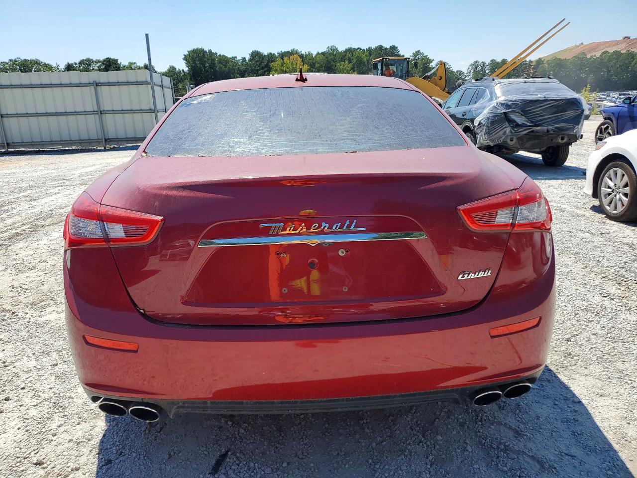 2015 Maserati Ghibli Burgundy vin: ZAM57XSAXF1155122
