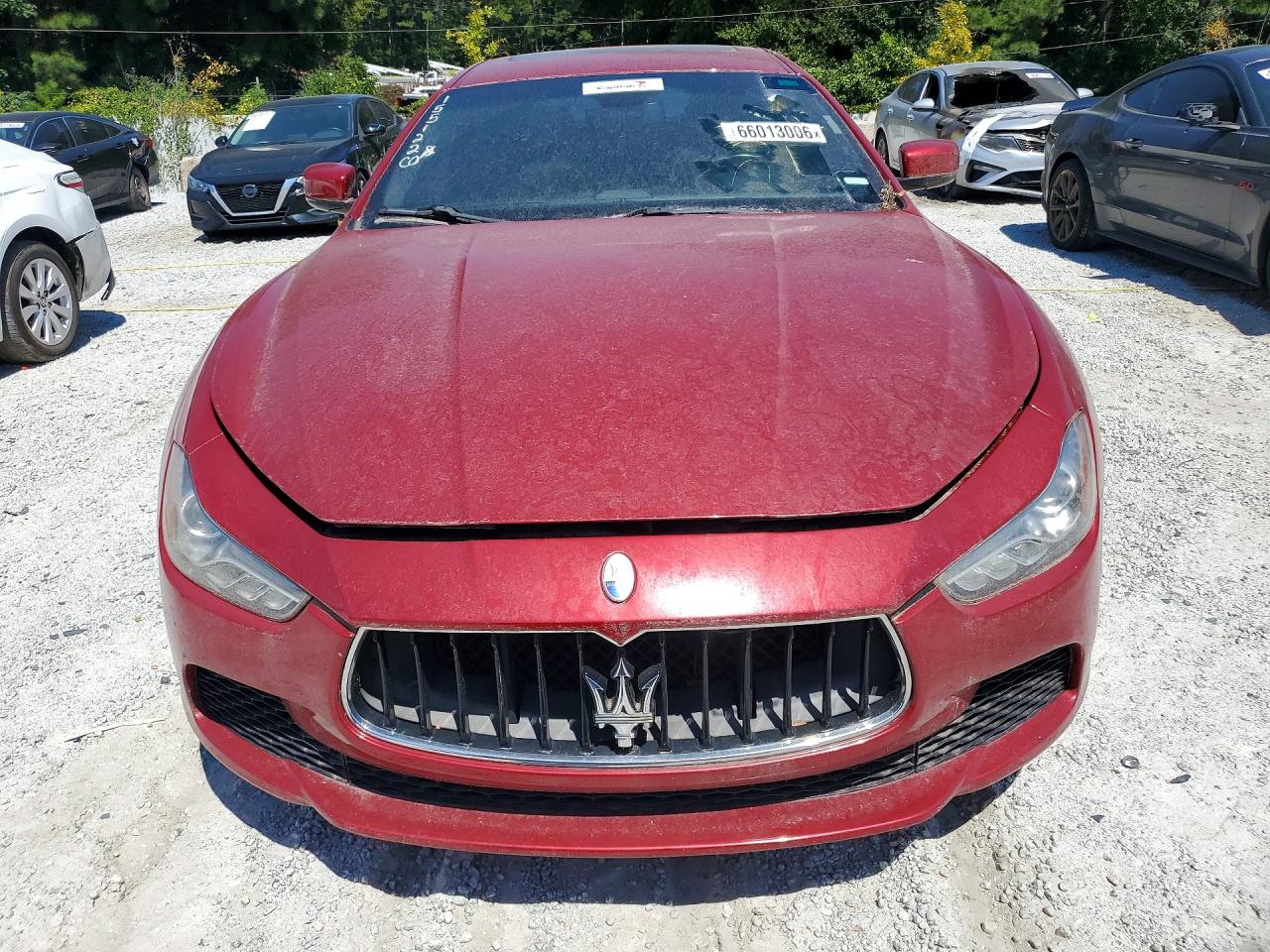 2015 Maserati Ghibli Burgundy vin: ZAM57XSAXF1155122