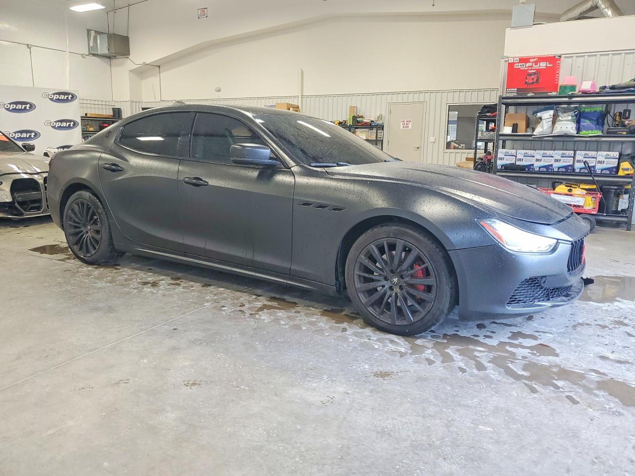 2016 Maserati Ghibli Black vin: ZAM57XSAXG1176263