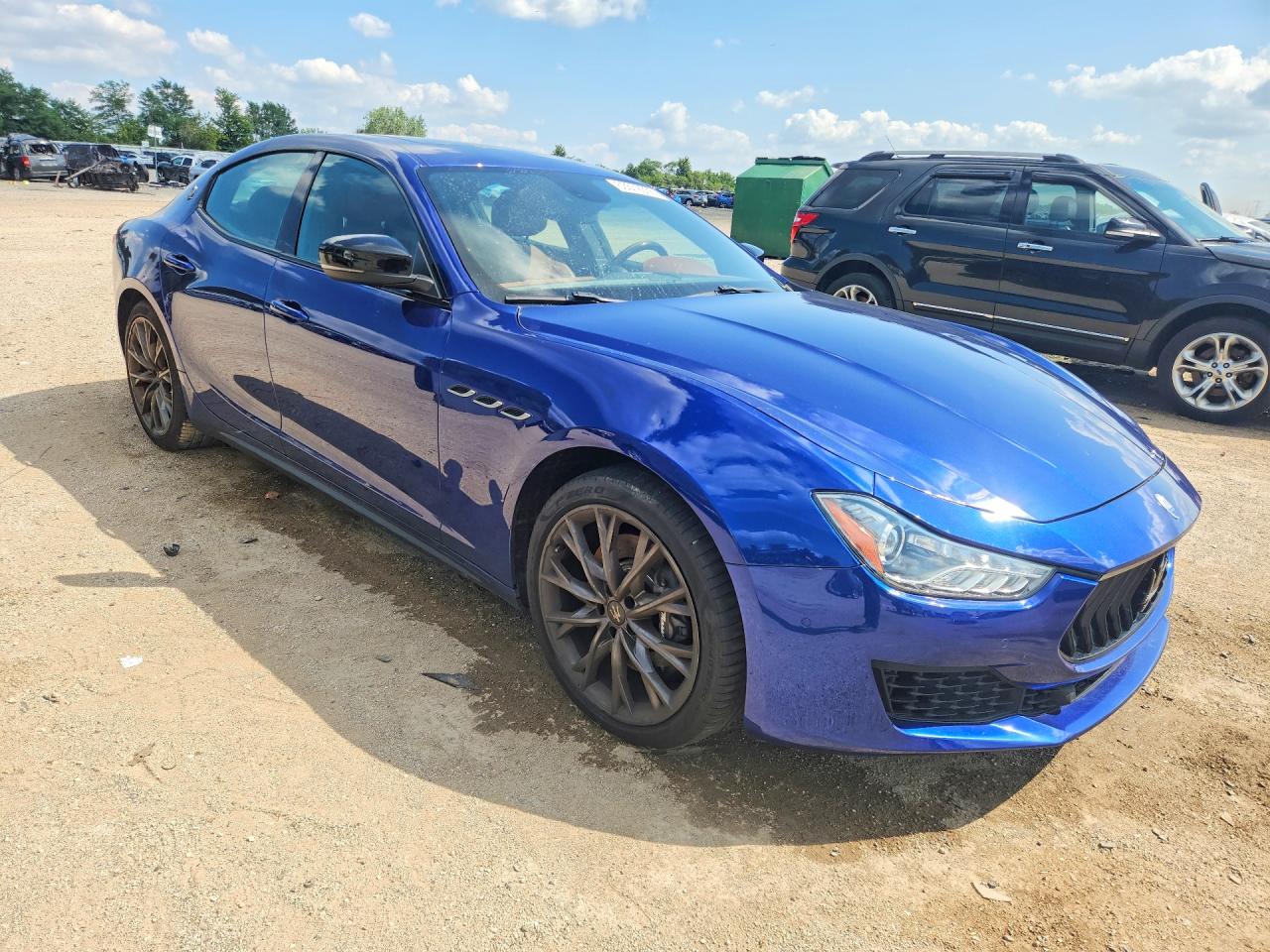 2020 Maserati Ghibli S Blue vin: ZAM57YTA0L1354583