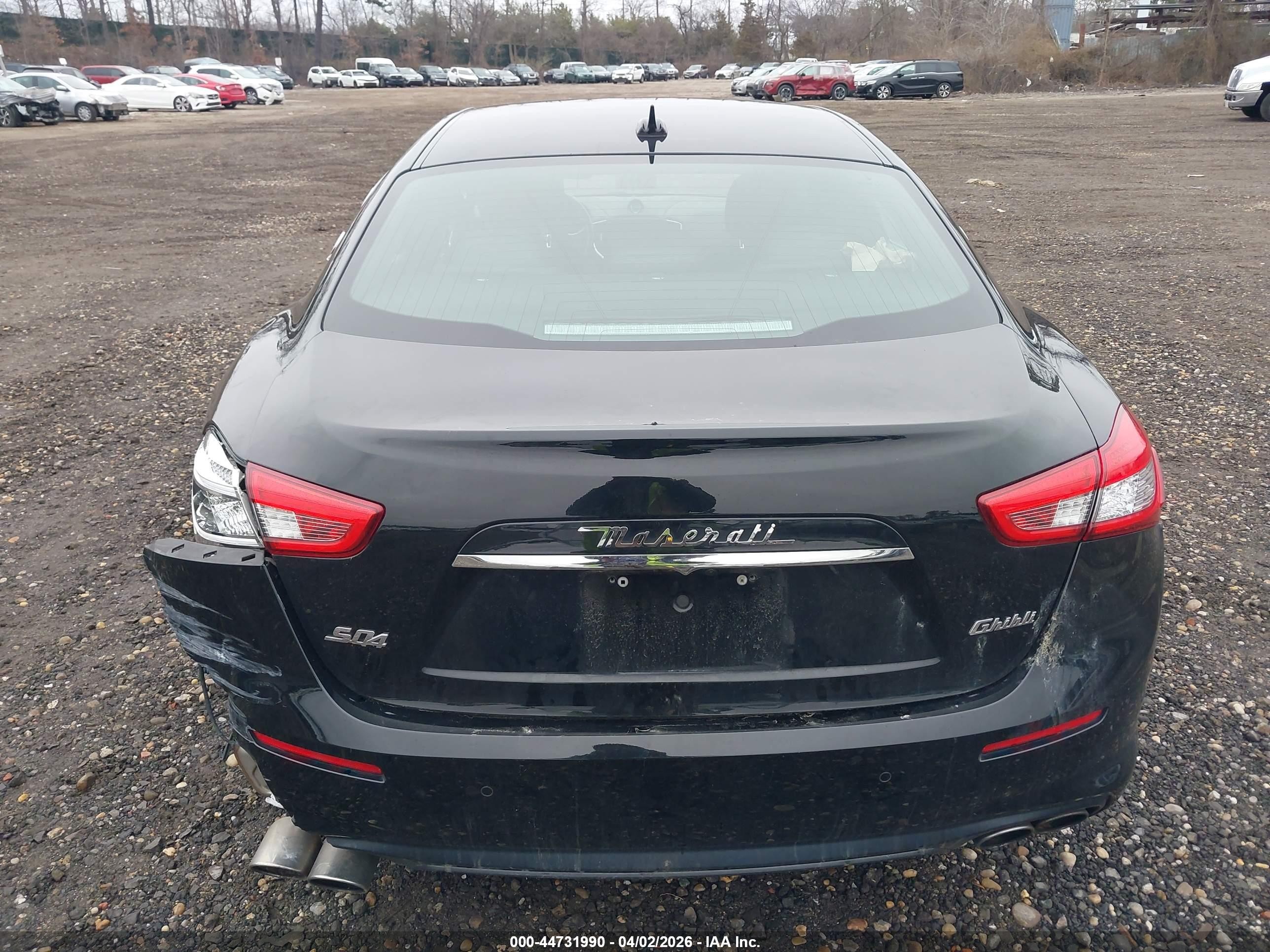 2019 Maserati Ghibli S Q4 Black vin: ZAM57YTA6K1319495