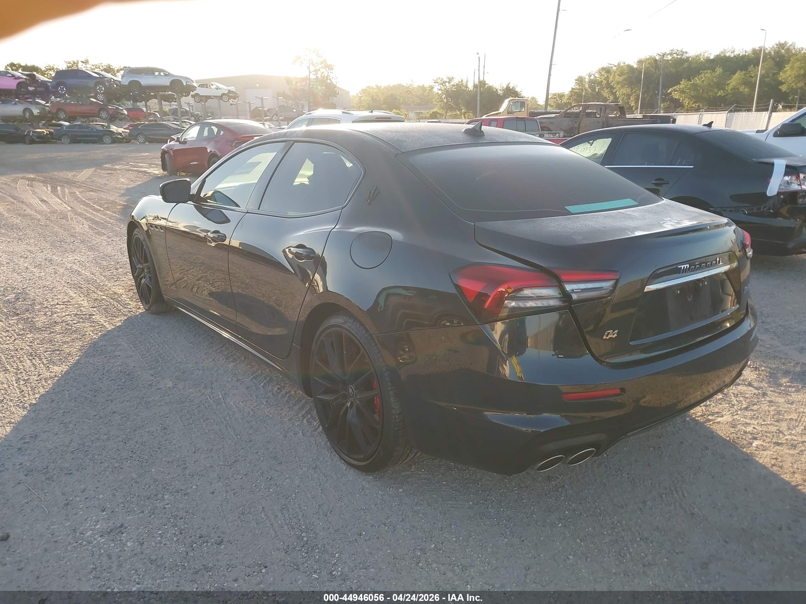 2024 Maserati Ghibli Modena Ultima Q4 Black vin: ZAM57YTM3RX452829