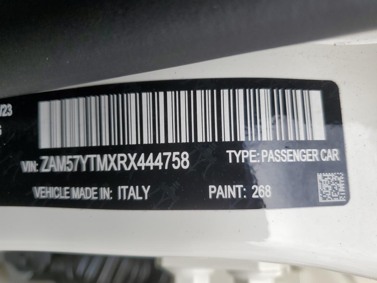 2024 Maserati Ghibli Modena White vin: ZAM57YTMXRX444758