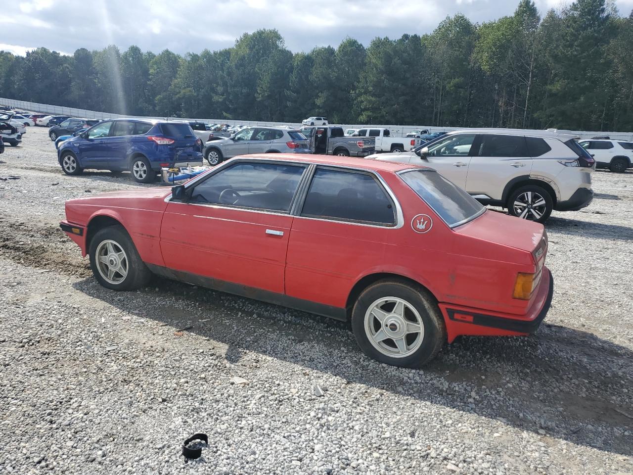 1984 Maserati Biturbo Red vin: ZAMAL1102EB310318