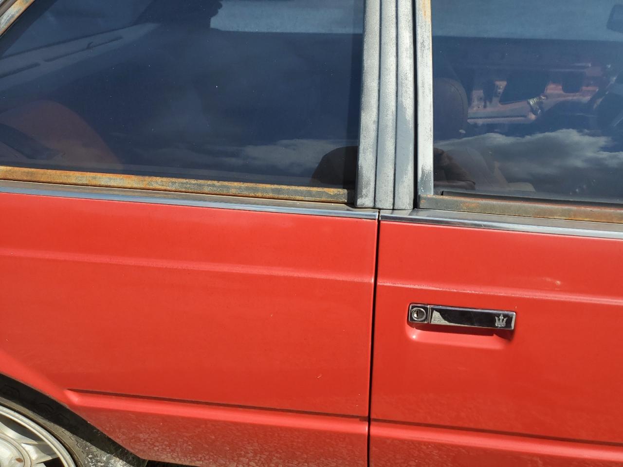 1984 Maserati Biturbo Red vin: ZAMAL1102EB310318