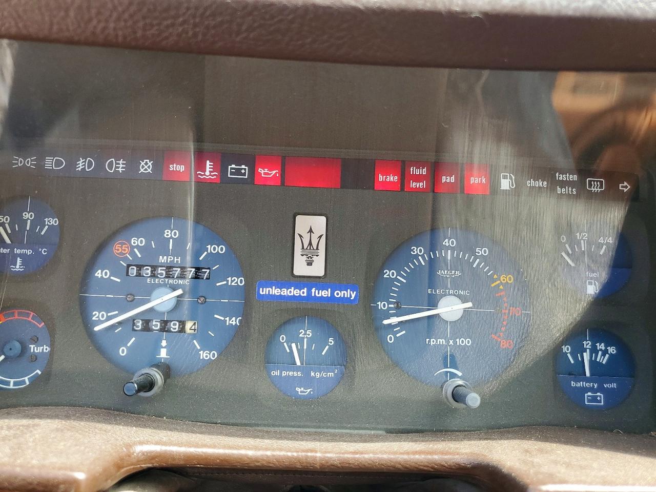 1984 Maserati Biturbo Blue vin: ZAMAL1103EB319870