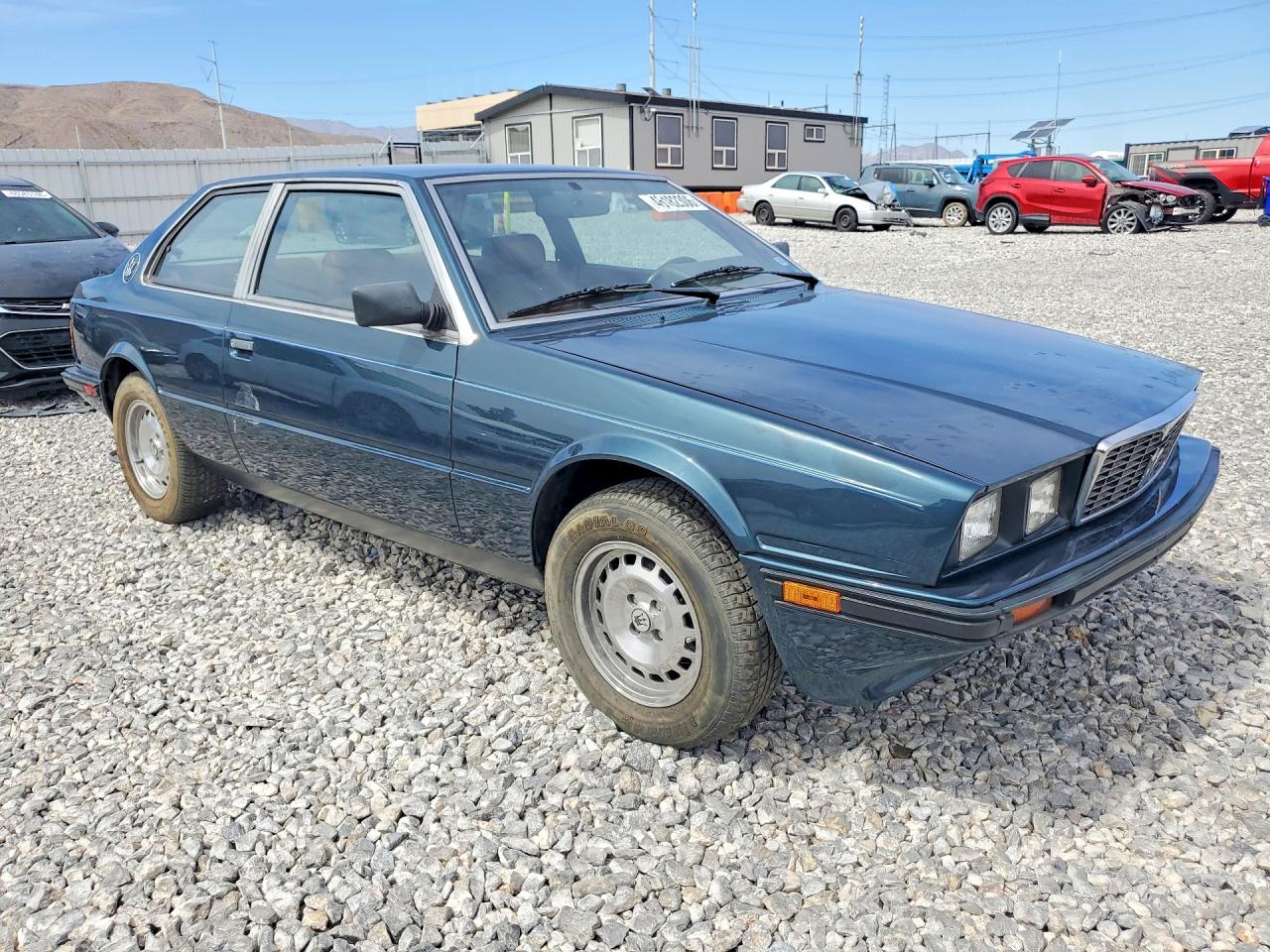 1984 Maserati Biturbo Blue vin: ZAMAL1103EB319870