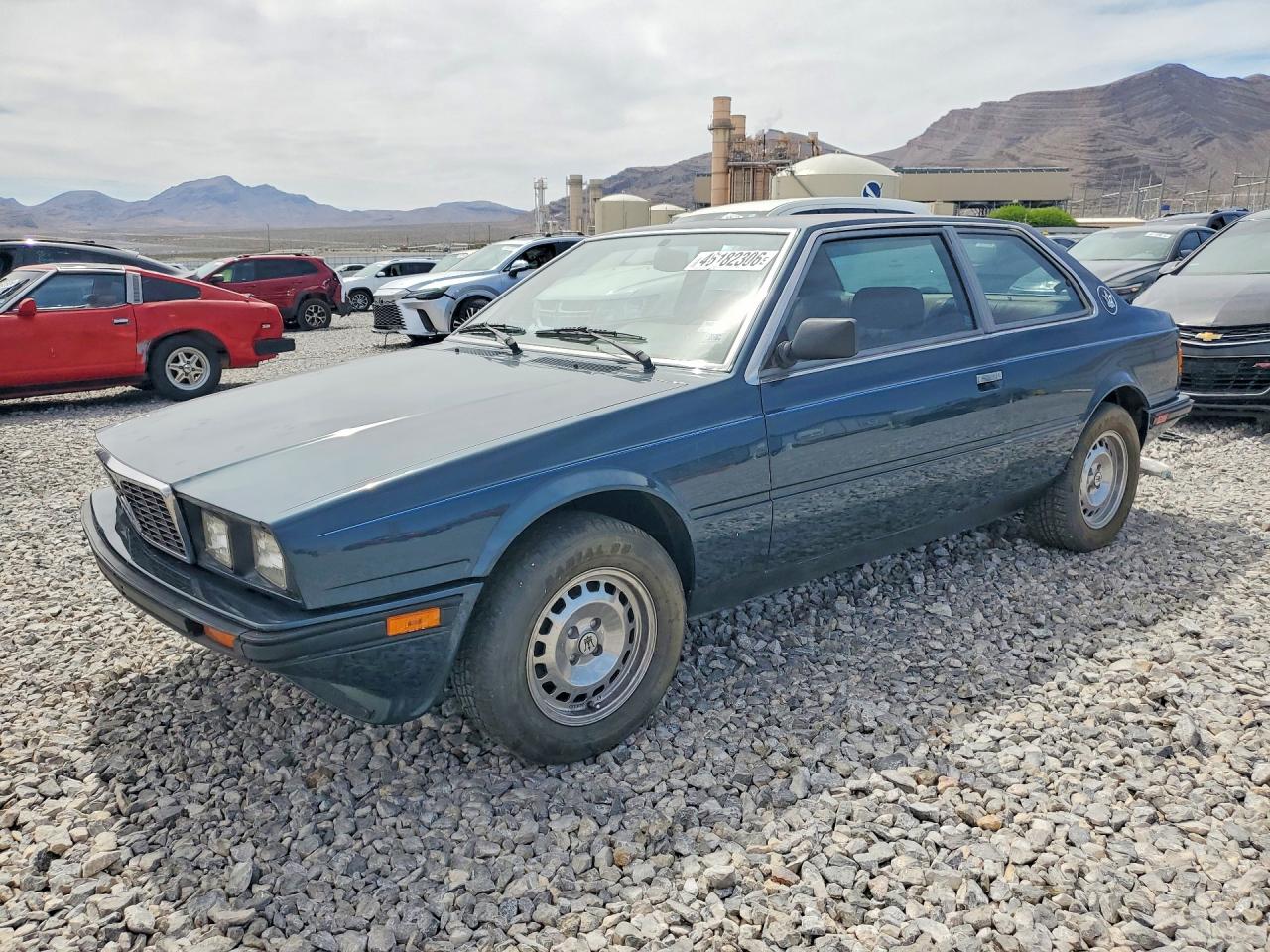 1984 Maserati Biturbo Blue vin: ZAMAL1103EB319870