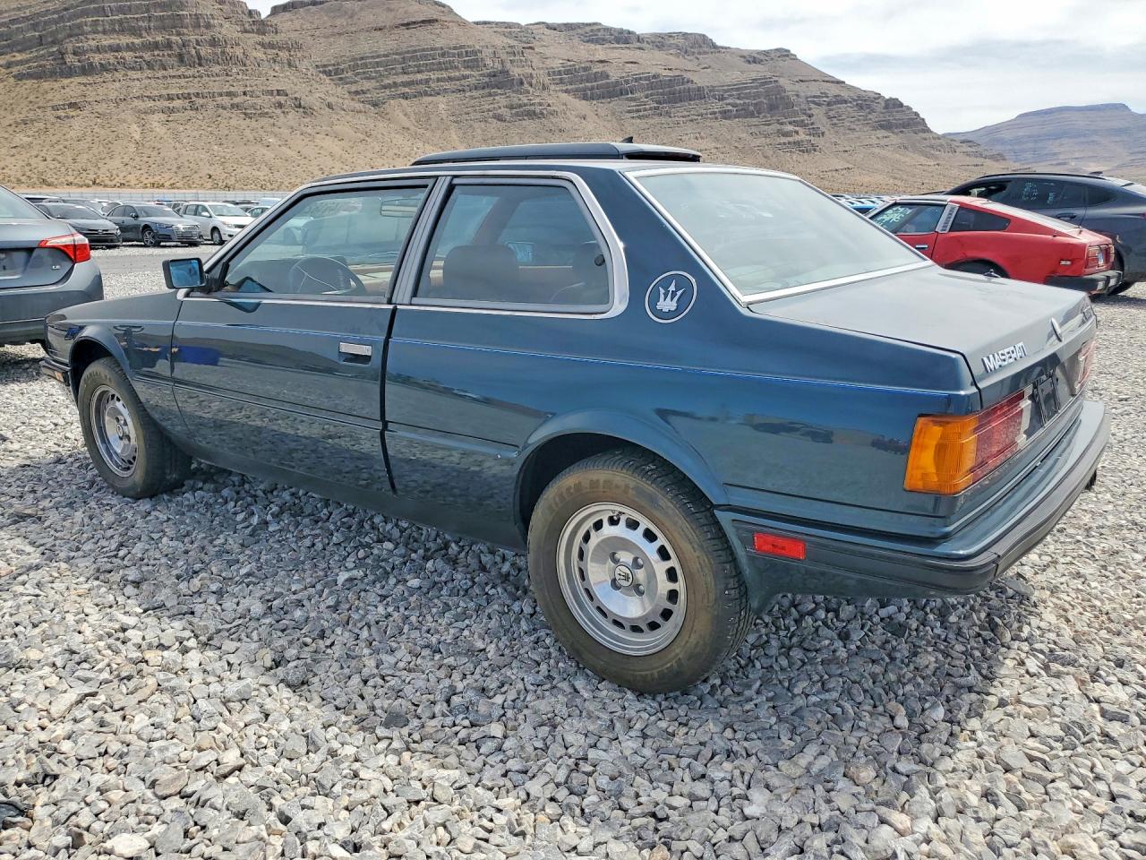 1984 Maserati Biturbo Blue vin: ZAMAL1103EB319870