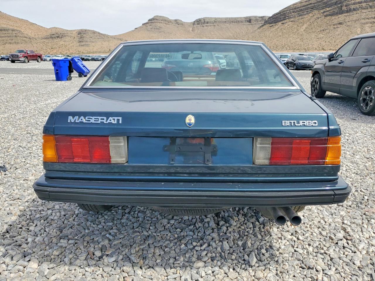 1984 Maserati Biturbo Blue vin: ZAMAL1103EB319870