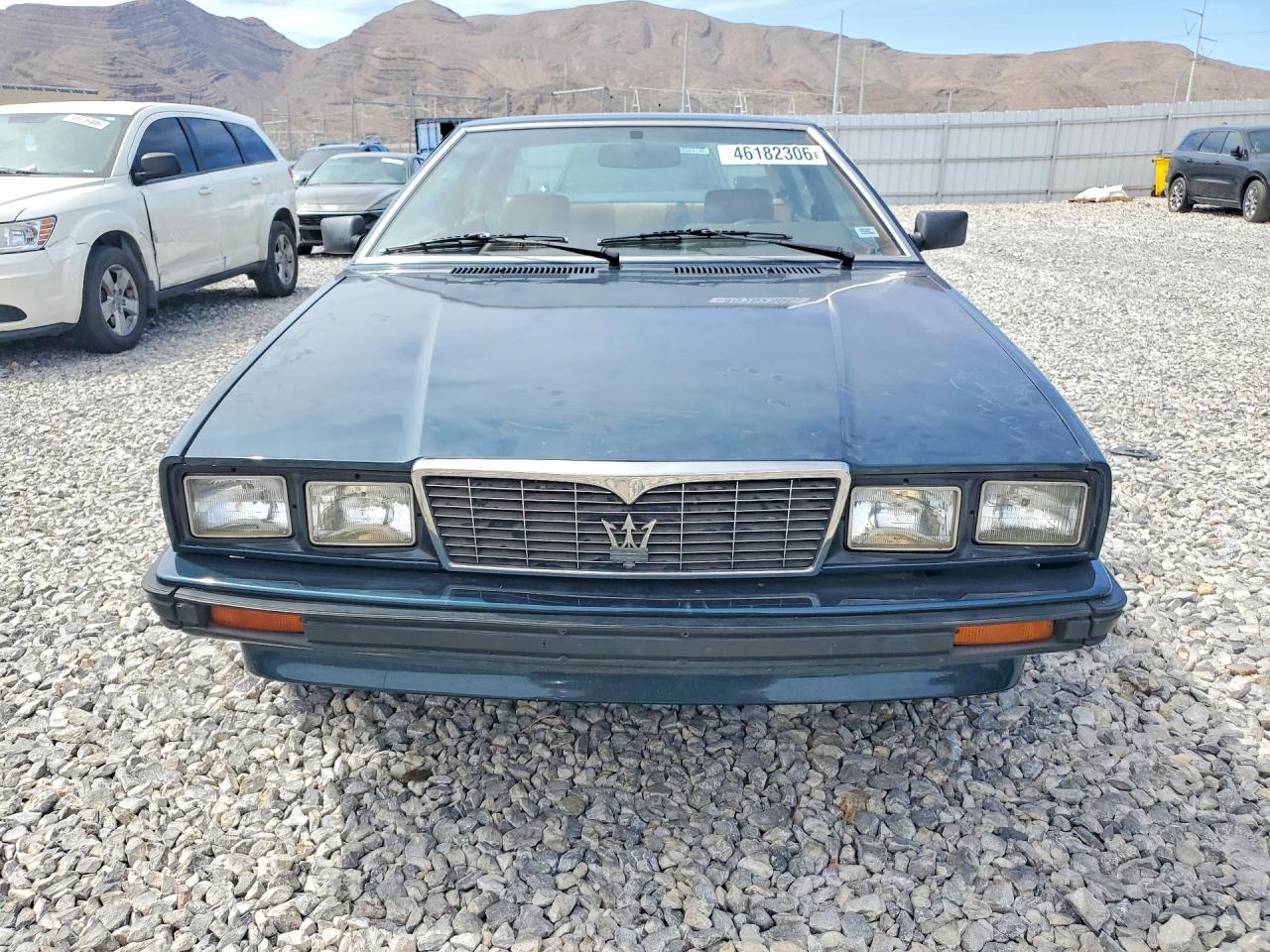 1984 Maserati Biturbo Blue vin: ZAMAL1103EB319870