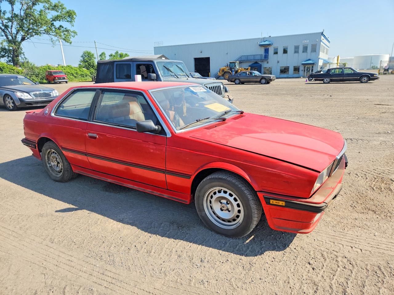 1984 Maserati Biturbo Red vin: ZAMAL1105EB317084