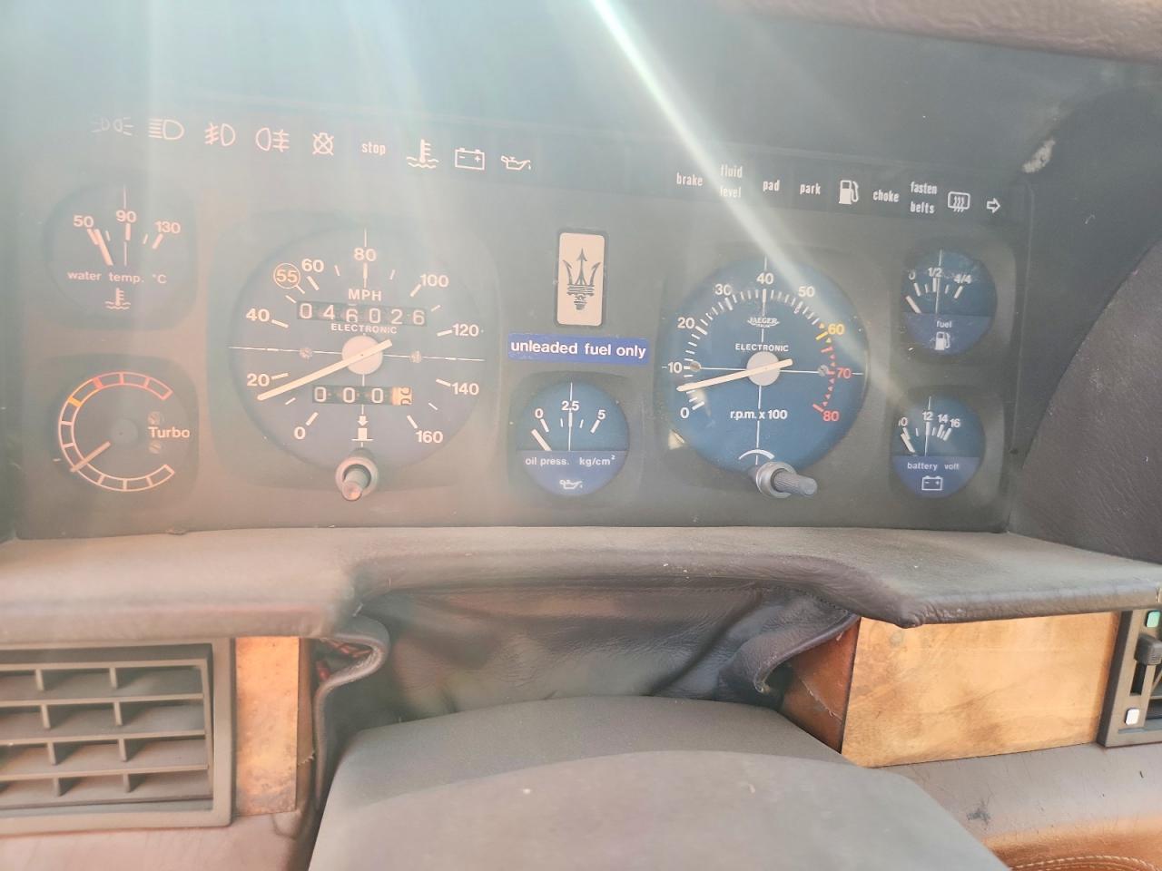 1984 Maserati Biturbo Red vin: ZAMAL1105EB317084