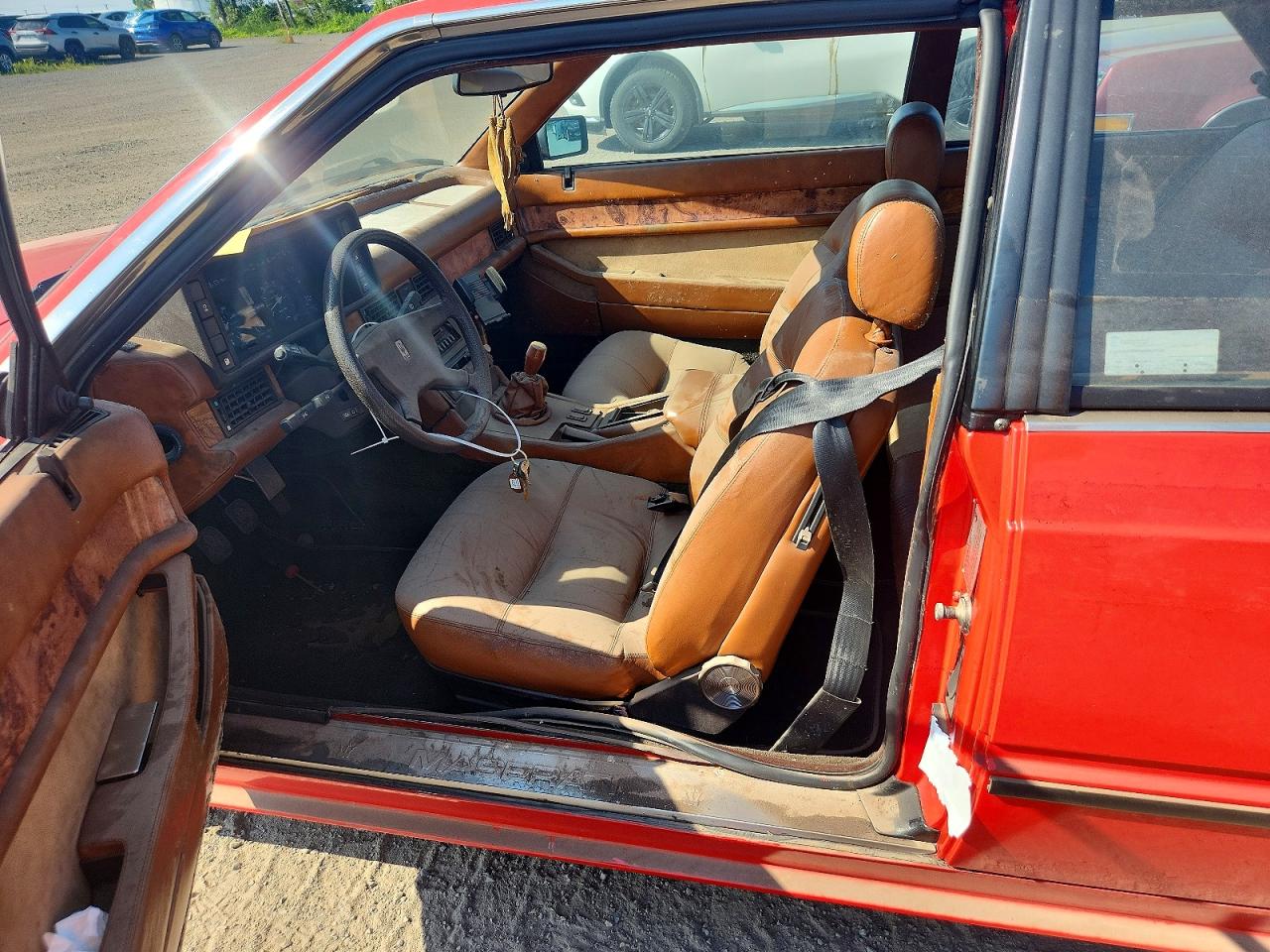 1984 Maserati Biturbo Red vin: ZAMAL1105EB317084