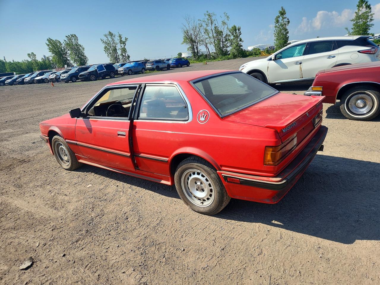 1984 Maserati Biturbo Red vin: ZAMAL1105EB317084